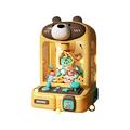 TOOYFUL Claw Machine with 10 Mini Plush Animals Electronic Small Toys Mini Vending Machine for Adults Kids Boys Girls, Bear