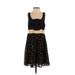 Burlapp Casual Dress - A-Line: Black Dresses - Women's Size X-Small