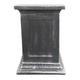 Stonelite - Socle en fibres pour statues 33 x 33 x 50 cm - Gris argent