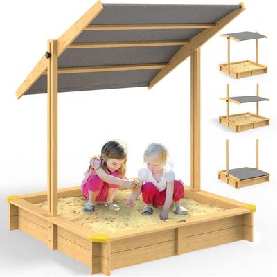 Spielwerk - Sandkasten verschiedene Größen Sonnendach UV-Schutz 50+ Sandbox Abdeckung Kinder Image