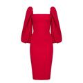 Swing Fashion Women's Giselle | Rot Bleistiftkleid | Damen Etuikleider | Festliches Abendkleid | Partykleid | Cocktailkleider | Sexy Tailliertes Enges Kleid 36 (S)