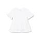 s.Oliver Junior Girl's T-Shirt mit Lochspitze, White, 128/134