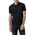 Pierre Cardin Herren Basic Polo Poloshirt, Schwarz, 6XL