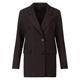 APART Fashion Damen Blazer, Schwarz, 42 EU