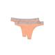 Emporio Armani Damen Emporio Armani Women's Iconic Microfiber Thong Panties, Papaya, L EU