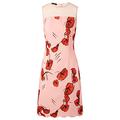ApartFashion Damen Sommerkleid Kleid, Rose-rot, 42 EU