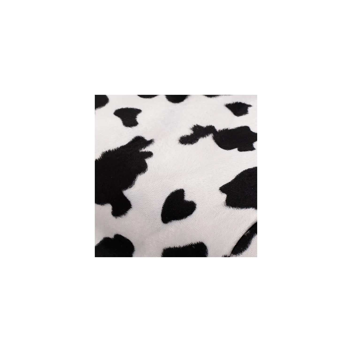 Fellimitat Kuh, weiß/schwarz Image