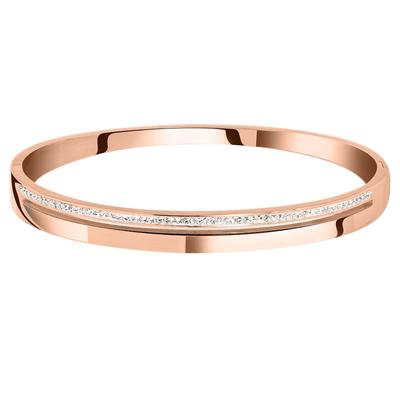 Lucardi Armband Stahl Rose - Weiß 58.0mm Damen Image