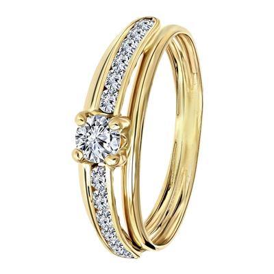 Lucardi Ringe 9 carat 375 Gold - 50mm Damen Image