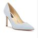 Nine West Shoes | Nine West Size 9 Powder Blue Suede Heels | Color: Blue | Size: 9