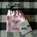 Kate Spade Jewelry | Nwt Kate Spade Spades & Studs Enamel Studs Earrings Black | Color: Black | Size: Os