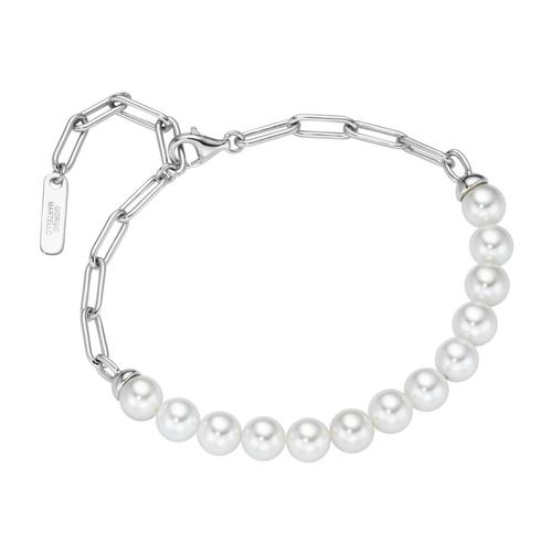 Giorgio Martello Milano – Armband mit Muschelkern-Perlen, Silber 925 Armbänder & Armreife Silber Damen