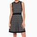 Kate Spade Dresses | Kate Spade New York Mod Sleeveless Plaid Knit Sweater Dress, Black, Medium | Color: Black | Size: M