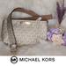 Michael Kors Bags | Michael Kors Light Gold Faux Leather Adjustable Belt Bag Fanny Pack Size S/M | Color: Gold/Silver | Size: Os