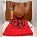 Tory Burch Bags | Nwt Tory Burch Robinson East West Tote With Dust Bag | Color: Brown | Size: Os