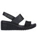 Skechers Women's Foamies: Pier Ave Sandals | Size 7.0 | Black | Synthetic