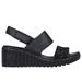 Skechers Women's Foamies: Pier Ave Sandals | Size 6.0 | Black | Synthetic