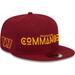 Men's New Era Burgundy Washington Commanders Word 9FIFTY Snapback Hat