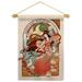 Ornament Collection Mid-Autumn Festival Country Living Oriental 13 x 18.5. in. Double-Sided Decorative Vertical House Garden Flag Set for Decoration Banner Yard Gift