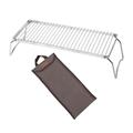 Portable Outdoor Folding Campfire Grill Stainless Steel Grate Barbeque Grill Cooking Portable Camping Grill Rack Holder for BBQ Picnic
