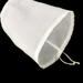 150 Mesh Food Grade Wine Filter Bag Reusable Home Brew Beer Making Extra Fine Extraction Sack Best for Straining Food Nut Milk Brewing Needs 8x8inch