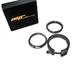 NGR Performenc Car V-Band Kit (Stainless Steel) V-Band Clamp (Black) Assembly Kit (SS T304) - 3.5in