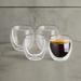 Cuisinox Set Of 4 Double Walled Glass 3.5 Oz Espresso Shot Glasses Glass | 2.5 H in | Wayfair CUP-GL4