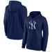 Women's Fanatics Branded Navy New York Yankees Distressed Team Pullover Hoodie