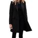 wendunide coats for women Women Casual Light Weight Thin Jacket Slim Coat Long Sleeve Blazer Office Business Coats Jacket Womens Blazers Black L