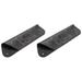 2X Handmade Leather Double Pen Case Holder for Ballpoint Pen Fountain Pen Sleeve Pen (Black)