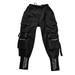 iOPQO Cargo Pants Women Wide Leg Sweatpants women Women s Cargo Hip Hop Jogger Punk Trousers With Multiple Pockets Pants Trousers Overalls for Women Loose Fit Cargo Sweatpants Black Pants XL