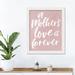 Trinx A Mother'S Love Is Forever - Single Picture Frame Print Plastic/Acrylic in Pink/White | 20 H x 16 W x 1 D in | Wayfair