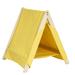 Tucker Murphy Pet™ 24.6" H Wooden Frame Cat Tent Small Pet House, Retro Green in Yellow | 24.6 H x 22.5 W x 23.6 D in | Wayfair