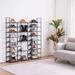 Rebrilliant Removable 50 Pair Shoe Rack | 62 H x 12 W x 52 D in | Wayfair 4DA75399269F4599A69E38C8B8DB21DC