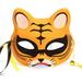 SANWOOD Masque Half Head Masque Breathable Detailed Halloween Supplies Japanese Style Tiger Masque for Cosplay