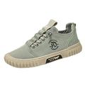 adviicd Tennis Shoes Mens Men Canvas Low top Shoes Classic Casual Sneakers Army Green 10