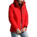 Dtydtpe Clearance Sales Shacket Jacket Women 3 Area Heating Jackets Soild Color with Detachable Hat Charging Heating Jackets Windproof and Hiking Coat Womens Long Sleeve Tops Winter Coats for Women