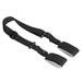 Uxcell 100cmx3.8cm Ski Strap & Pole Carrier Ski Carrier Strap Black