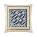 Peking Handicraft 24TT169CC20SQ 20 x 20 in. Montecito Blue Embroidered Down Filled Pillow