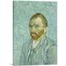 ARTCANVAS Vincent van Gogh Self-Portrait 1889 Canvas Art Print by Vincent Van Gogh - Size: 26 x 18 (1.50 Deep)