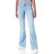 7 For All Mankind Damen Dojo Slim Illusion With Embroidered Jeans, Light Blue, 23W / 23L EU