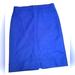 J. Crew Skirts | Jcrew No 2 Pencil Skirt Double Serge Cotton $110 00 Bright Indigo J. Crew Medium | Color: Blue | Size: M