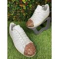 Adidas Shoes | 10 Adidas Superstar 80s White Copper Toe Rose Golf Shoes Bb2034 Women's 10 Guc | Color: White | Size: 10