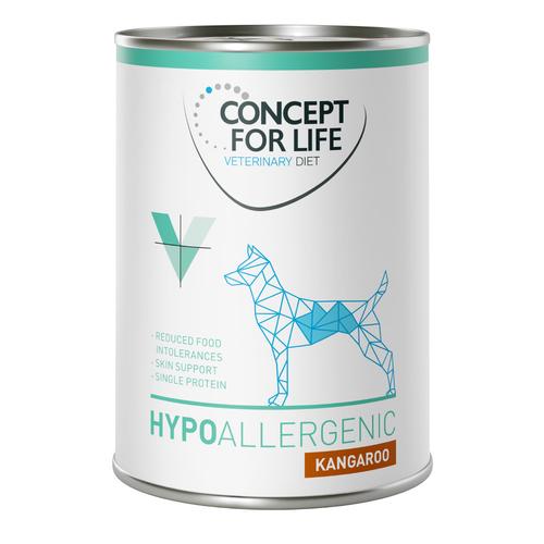24 x 400 g Hypoallergenic Känguru Concept for Life Veterinary Diet Hundefutter nass