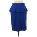 Vince Camuto Casual Skirt: Blue Bottoms - Women's Size 6