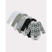 Hanes Flexy Baby Knit Long Sleeve Bodysuits 4-Way Stretch Boys & Girls 5-Pack White Grey Black Assorted 18M-24M