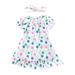 ZHAGHMIN Girls Formal Dress Toddler Baby Kids Girls Ruched Ice Candy Print Dress Casual Clothes Dress And Holiday Outfits for Girls Plus Size Toddler Sunflower Dress Girls Long Dress Girls Toddler C
