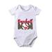 ZCFZJW Infant Boys Girls Mother s Day Rompers One Piece Toddler Baby Short Sleeve Cartoon Letter Prints Jumpsuit Onesie Newborn Bodysuits Clothes Set #02-White 3-6Months