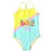 Girls 1-Piece Swimsuit Beach Pineapple Fruit Bathing Suit Size One Size
