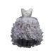 ZHAGHMIN Girl S Floral Maxi Dress Kids Children Toddler Baby Girls Spring Summer Tulle Sequins Glitter Dress for Performance Children Formal Clothes Cute Girls Bow Dresses for Christmas Party Prince